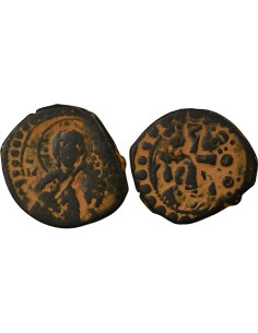 Empire Byzantin Alexis I Comnène 2e Type 1 follis Cuivre 1087-1092 Constantinople