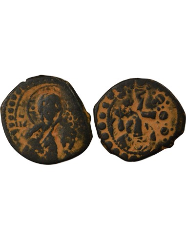 Empire Byzantin Alexis I Comnène 2e Type 1 follis Cuivre 1087-1092 Constantinople