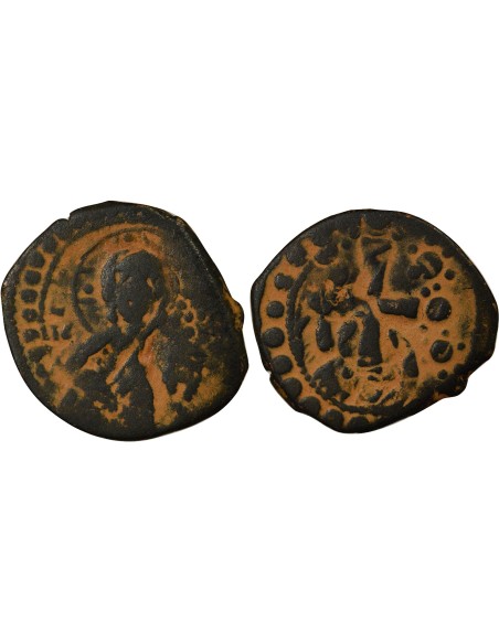 Empire Byzantin Alexis I Comnène 2e Type 1 follis Cuivre 1087-1092 Constantinople