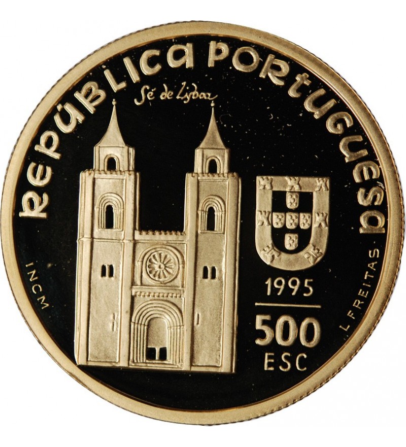 PORTUGAL, SAINT ANTOINE DE LISBONNE - 500 ECSUDOS OR 1995