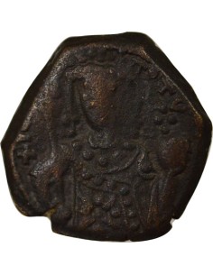 Empire Byzantin Jean II Comnène Type A 1/2 tetarteron Cuivre 1222-1137 Thessalonique 2