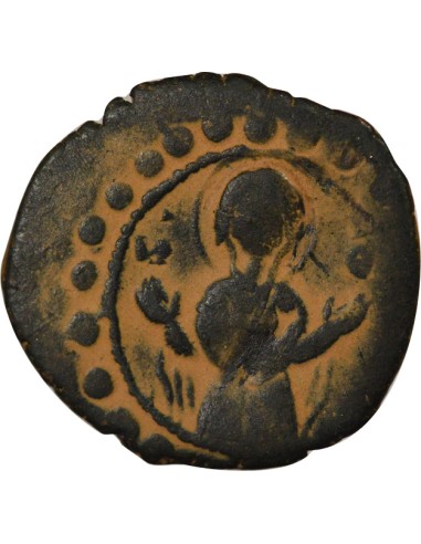 Empire Byzantin Alexis I Comnène 2e Type 1 follis Cuivre 1087-1092 Constantinople