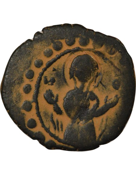 Empire Byzantin Alexis I Comnène 2e Type 1 follis Cuivre 1087-1092 Constantinople