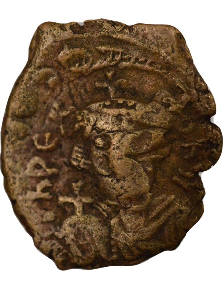 Empire Byzantin Héraclonas Classe I 1 follis Cuivre 641 Constantinople
