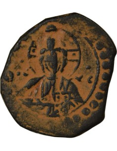 Empire Byzantin Alexis I Comnène 2e Type 1 follis Cuivre 1087-1092 Constantinople 2