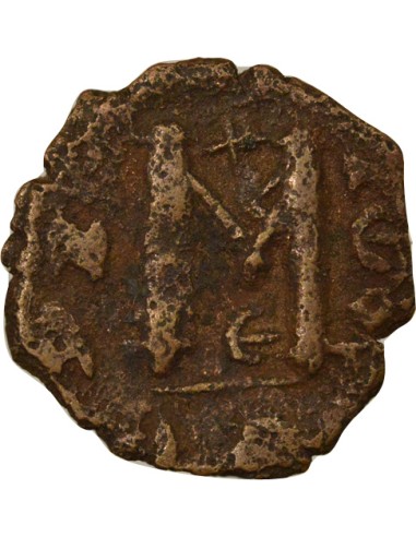 Empire Byzantin Constant II Héraclius Classe V 1 follis Cuivre 651-652 Constantinople