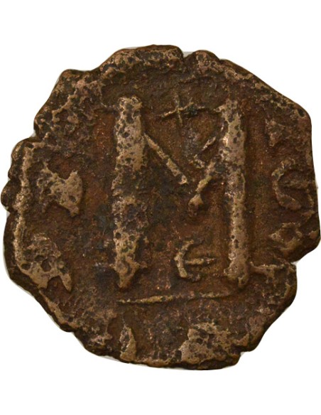 Empire Byzantin Constant II Héraclius Classe V 1 follis Cuivre 651-652 Constantinople