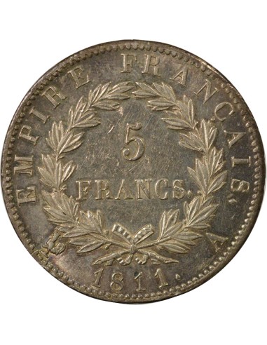 Roi d'Italie Empire 5 francs Argent 1811 A - Paris