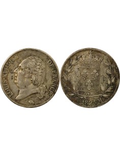 Louis XVIII Louis XVIII - 5 Francs Argent