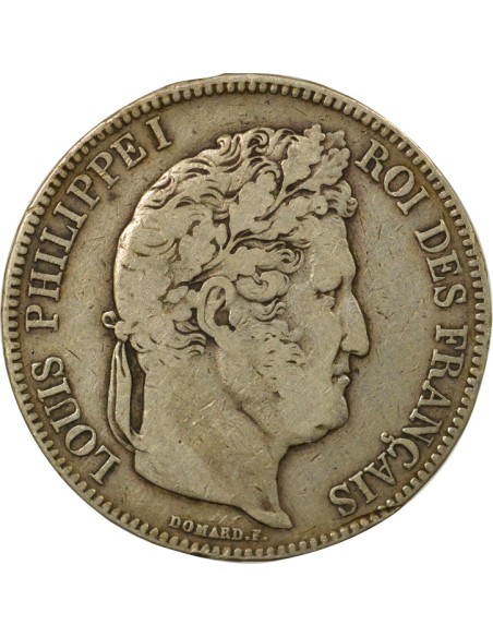 Louis-Philippe Ier Louis-Philippe I - 5 Francs Argent - 1832 H La Rochelle 5 francs Argent 1832 H La Rochelle