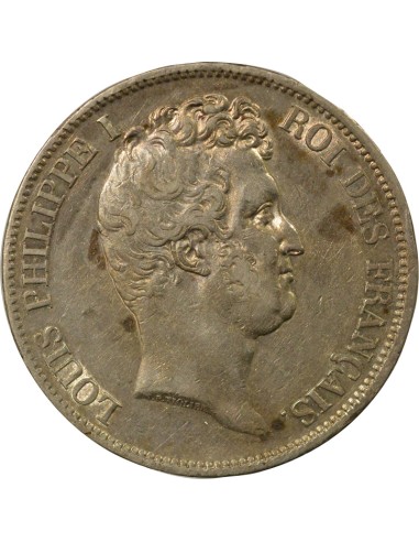 Tr. en Creux - 1831 A Paris 5 francs Argent 1831 A - Paris
