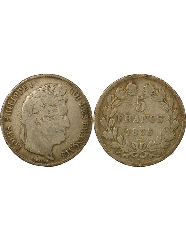 Louis-Philippe Ier Louis-Philippe I - 5 Francs Argent - 1835 M Toulouse 5 francs Argent 1835 M Toulouse