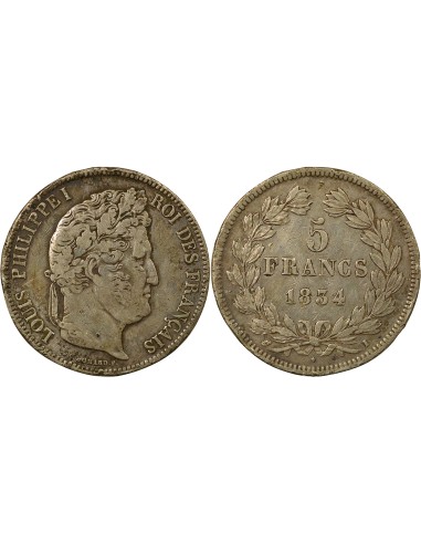 Louis-Philippe Ier Louis-Philippe I - 5 Francs Argent - 1834 I Limoges 5 francs Argent 1834 I Limoges