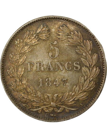 Louis-Philippe Ier Louis-Philippe I - 5 Francs Argent - 1847 A Paris 5 francs Argent 1847 A - Paris