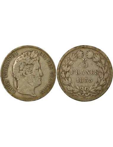 Louis-Philippe Ier Louis-Philippe I - 5 Francs Argent - 1835 I Limoges 5 francs Argent 1835 I Limoges