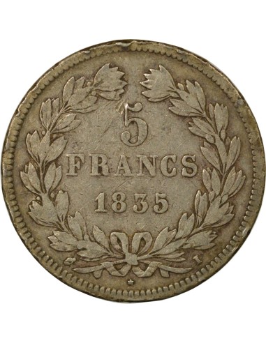 Louis-Philippe Ier Louis-Philippe I - 5 Francs Argent - 1835 I Limoges 5 francs Argent 1835 I Limoges