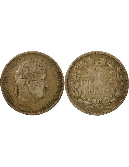 Louis-Philippe Ier Louis-Philippe I - 5 Francs Argent