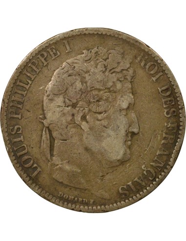 Tr. en Relief - 1831 D Lyon 5 francs Argent 1831 D Lyon