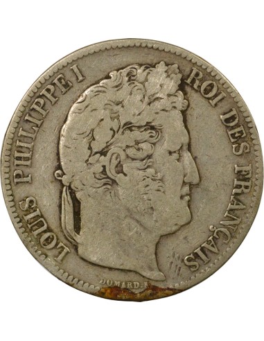 Louis-Philippe Ier Louis-Philippe I - 5 Francs Argent - 1841 K Bordeaux 5 francs Argent 1841 K Bordeaux