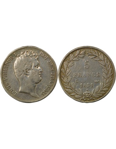 Louis-Philippe Ier Louis-Philippe I - 5 Francs Argent