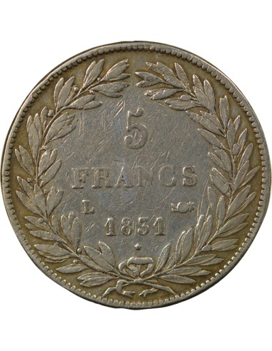 Louis-Philippe Ier Louis-Philippe I - 5 Francs Argent