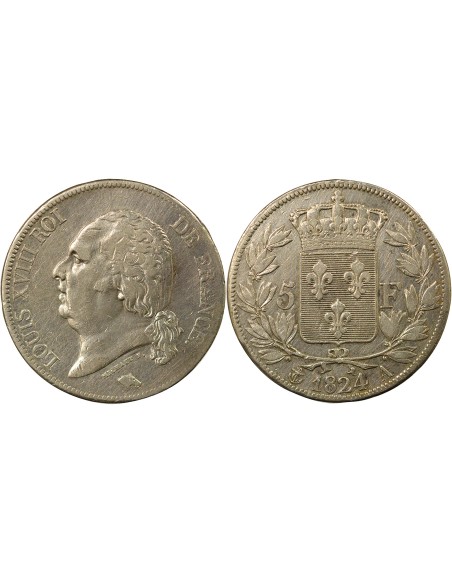 Louis XVIII Louis XVIII - 5 Francs Argent