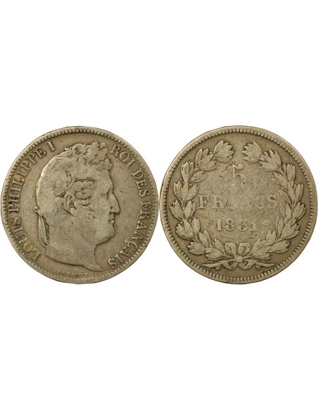 Louis-Philippe Ier Louis-Philippe I - 5 Francs Argent