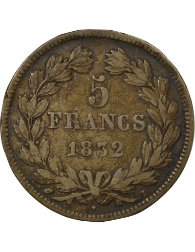 Louis-Philippe Ier Louis-Philippe I - 5 Francs Argent - 1832 I Limoges 5 francs Argent 1832 I Limoges