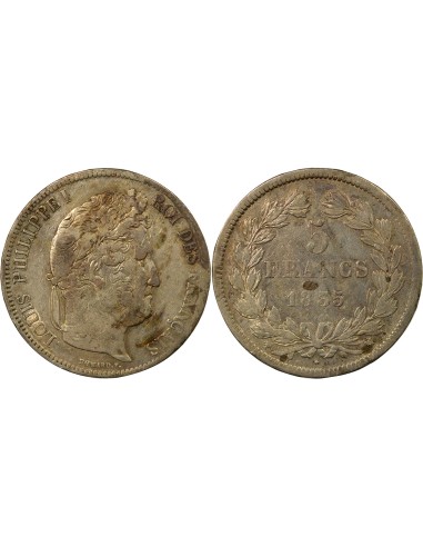 Louis-Philippe Ier Louis-Philippe I - 5 Francs Argent - 1835 MA Marseille 5 francs Argent 1835 MA Marseille
