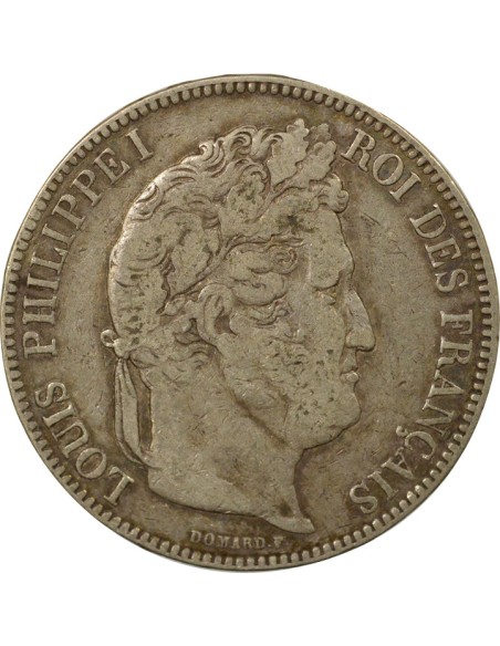 Louis-Philippe Ier Louis-Philippe I - 5 Francs Argent - 1843 K Bordeaux 5 francs Argent 1843 K Bordeaux