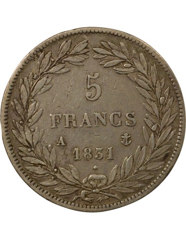 Louis-Philippe Ier Louis-Philippe I - 5 Francs Argent
