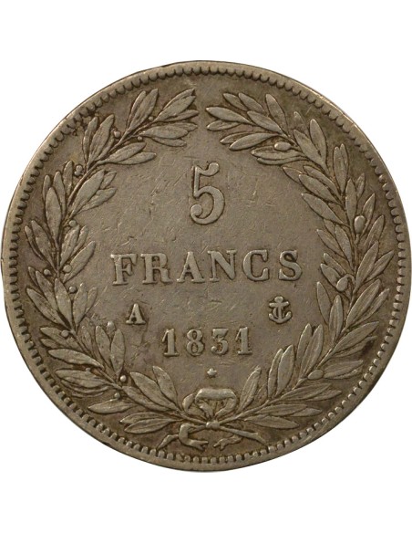 Louis-Philippe Ier Louis-Philippe I - 5 Francs Argent