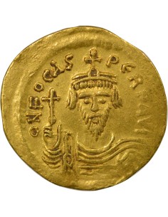 Empire Byzantin Phocas Classe IIIa 1 solidus Or 603-607 Constantinople 2