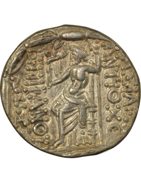 Grèce (Royaume Seleucide) Antiochos VIII Zeus Nicéphore 1 tétradrachme Argent 109-96 Av JC Antioche