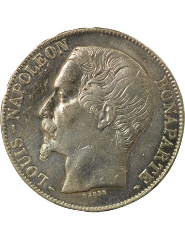Napoléon III Louis Napoléon Bonaparte - 5 Francs Argent - 1852 A Paris 5 francs Argent 1852 A - Paris