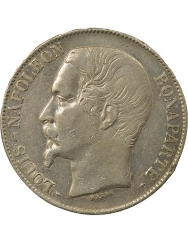 Napoléon III Louis Napoléon Bonaparte - 5 Francs Argent - 1852 A Paris 5 francs Argent 1852 A - Paris