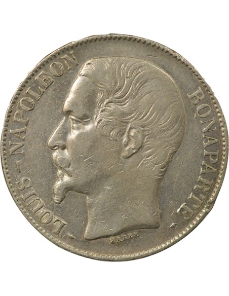 Napoléon III Louis Napoléon Bonaparte - 5 Francs Argent - 1852 A Paris 5 francs Argent 1852 A - Paris