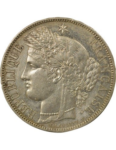 Cérès - 5 Francs Argent 1850 A Paris 5 francs Argent 1850 A Paris
