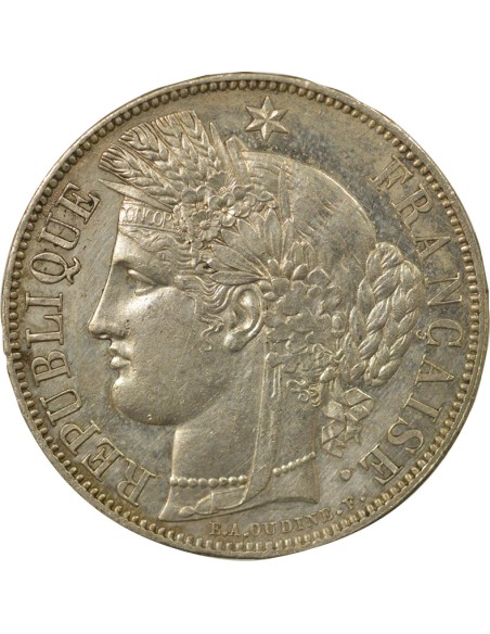 Cérès - 5 Francs Argent 1850 A Paris 5 francs Argent 1850 A Paris