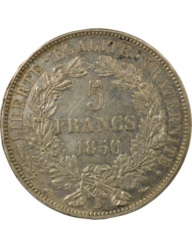 Cérès - 5 Francs Argent 1850 A Paris 5 francs Argent 1850 A Paris