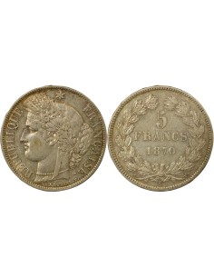 Céres - Demeter Cérès - 5 Francs Argent