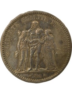 Hercule - 5 Francs Argent - 1872 A Paris 5 francs Argent 1872 A - Paris 2