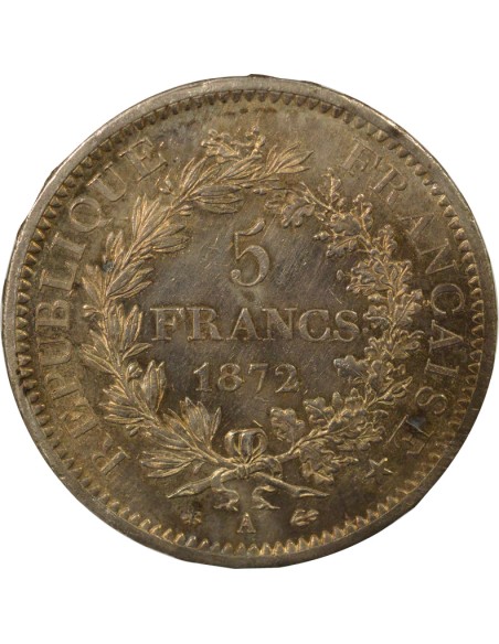 Hercule - 5 Francs Argent - 1872 A Paris 5 francs Argent 1872 A - Paris