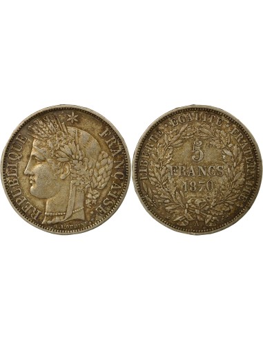 Céres - Demeter Cérès - 5 Francs Argent