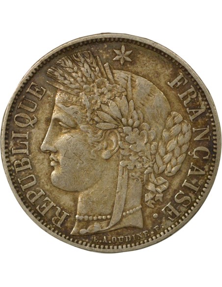 avec Légende - 1870 A Paris 5 francs Argent 1870 A - Paris
