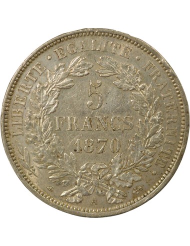 Céres - Demeter Cérès - 5 Francs Argent