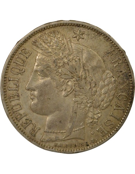 avec Légende - 1870 A Paris 5 francs Argent 1870 A - Paris