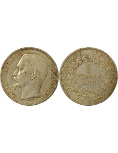 Napoléon III Louis Napoléon Bonaparte - 5 Francs Argent - 1852 A Paris 5 francs Argent 1852 A - Paris