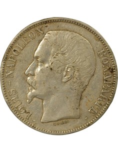 Napoléon III Louis Napoléon Bonaparte - 5 Francs Argent - 1852 A Paris 5 francs Argent 1852 A - Paris 2