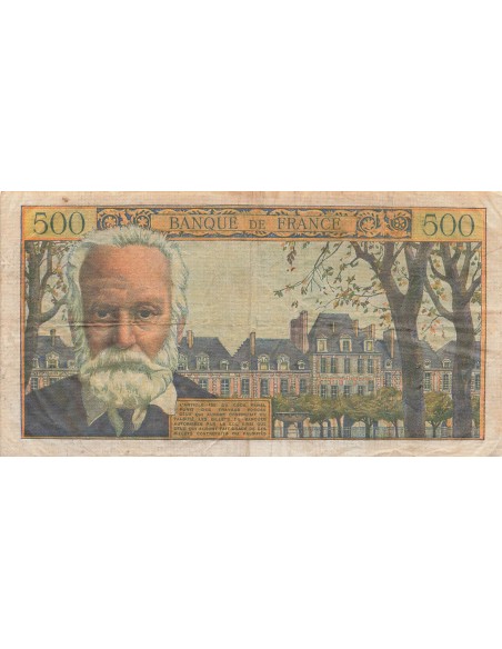 Victor Hugo 500 Francs - Victor Hugo - 05-12-1957 - Série U.83 500 francs 1957